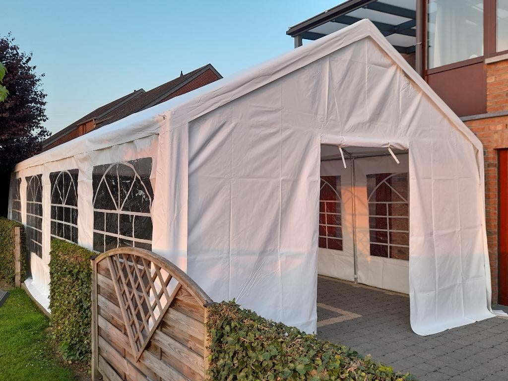 A LOUER - Tonnelle/Tente de réception 8 x 4 M, Tuin en Terras, Partytenten, Zo goed als nieuw, Partytent, 2 meter of meer, 8 meter of meer
