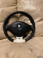 Bmw E36 M3 stuur leder zwart wit individual coupe 3-serie m, Auto-onderdelen, Besturing, Gebruikt, -, -, Ophalen of Verzenden