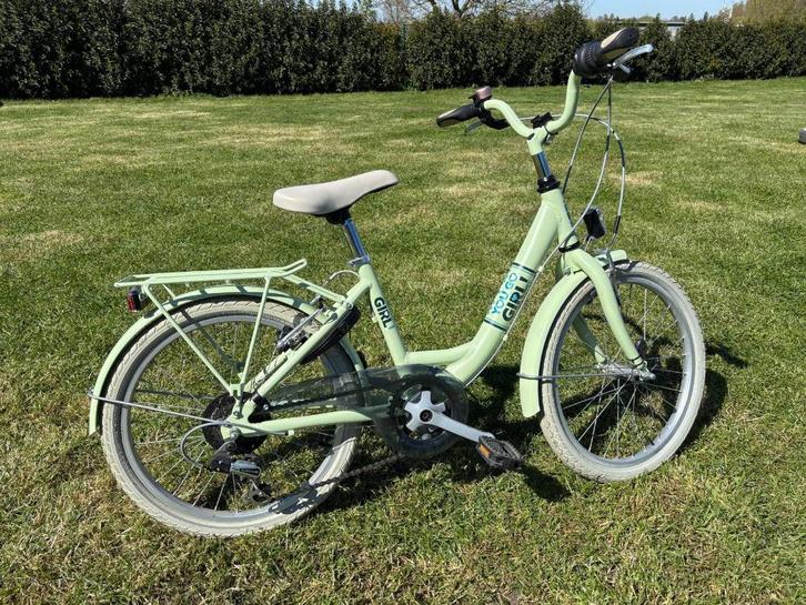 Degelijke Meisjesfiets - 20" - 6/10 jaar - nieuwstaat!, Vélos & Vélomoteurs, Vélos | Filles, Comme neuf, 20 pouces, Vitesses, Enlèvement