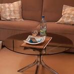 Table basse ronde en verre et métal tubulaire 1970, Enlèvement