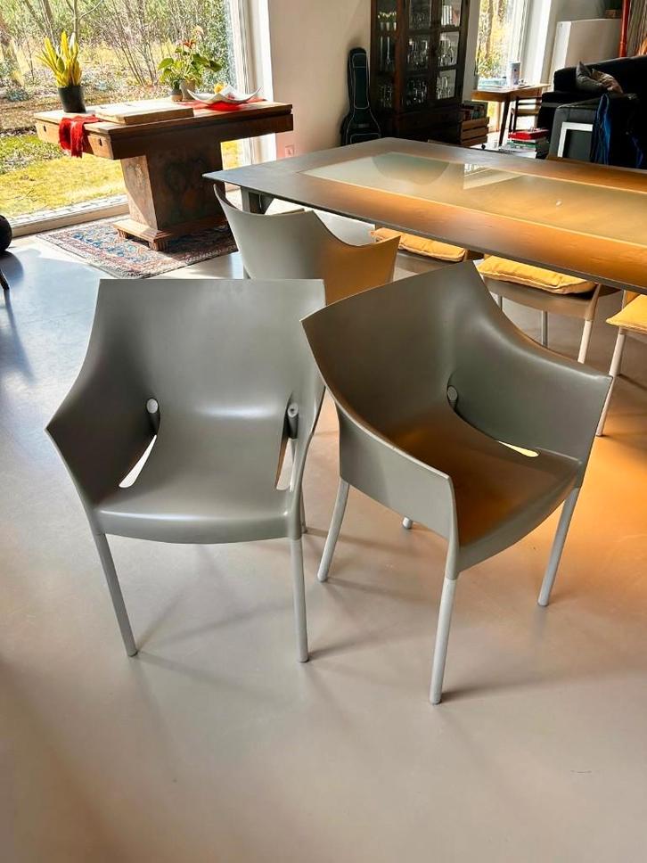 Fauteuils Philippe Starck Kartell Dr. No. 6, Maison & Meubles, Chaises, Utilisé, Cinq, Six Chaises ou plus, Synthétique, Gris
