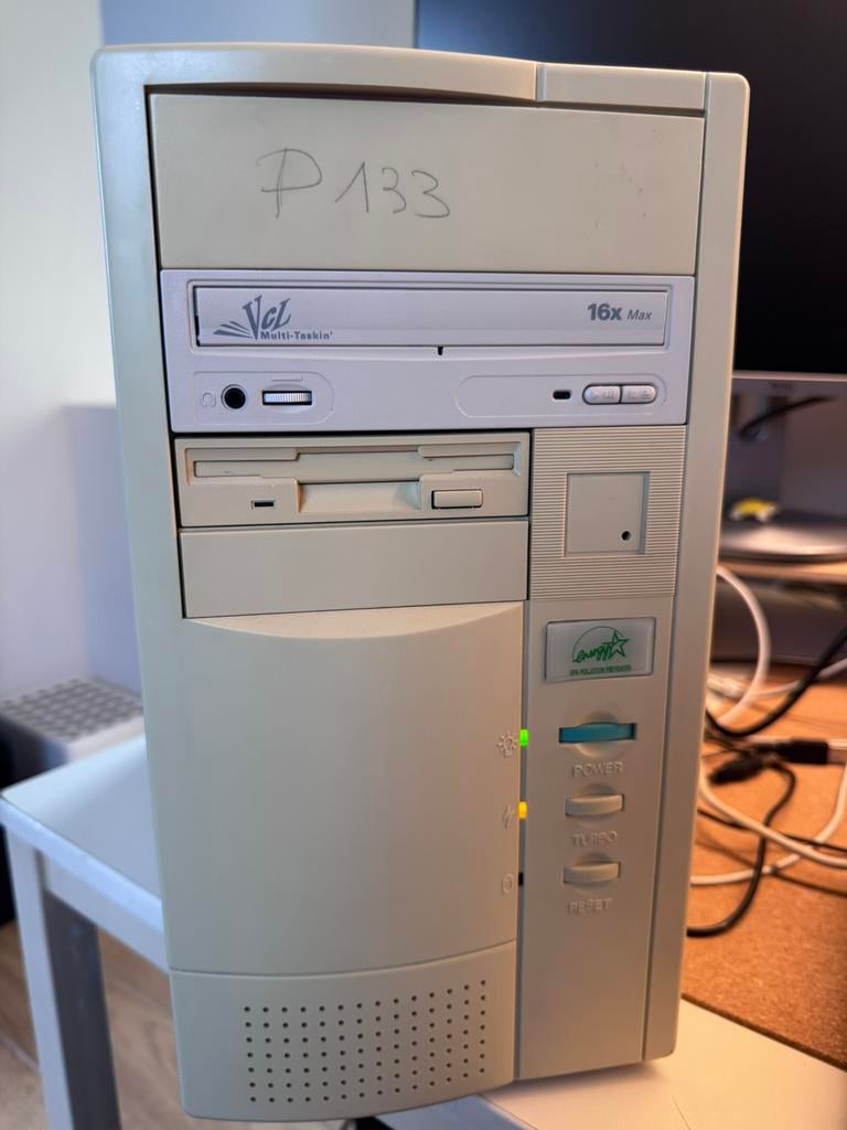 Oude computer, Informatique & Logiciels, Ordinateurs Vintage, Enlèvement