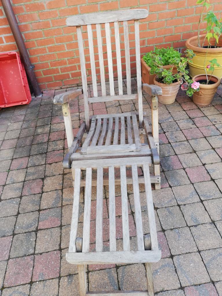 Longchair avec coussin lavable, Jardin & Terrasse, Chaises longues, Enlèvement, Utilisé, Pliant