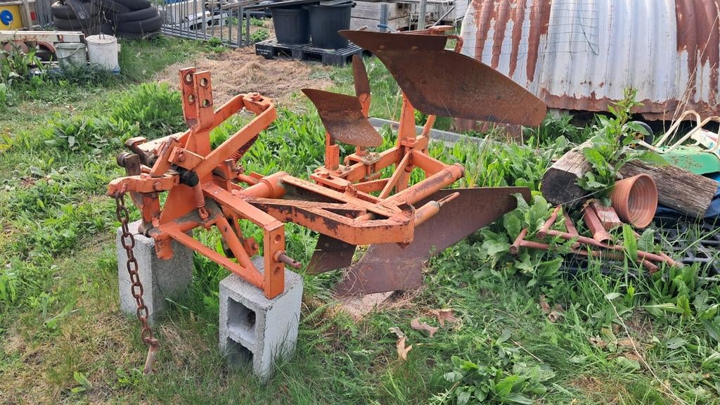 ploeg 1schaar voor kleine tractor. Merk: Billens, Ophalen