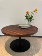 Bulo notelaar 80cm bijzet / salontafel, Design, Rond, 50 tot 100 cm, Zo goed als nieuw