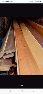 Mooie houtblokprofielen van 45mm dikte en dubbele T/G, Tuin en Terras, Ophalen, Zo goed als nieuw, 250 cm of meer, Overige typen