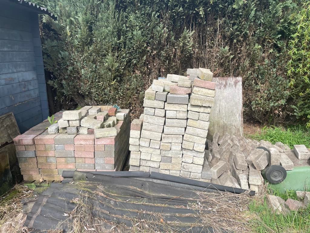 Klinkers, Doe-het-zelf en Bouw, Ophalen, Gebruikt