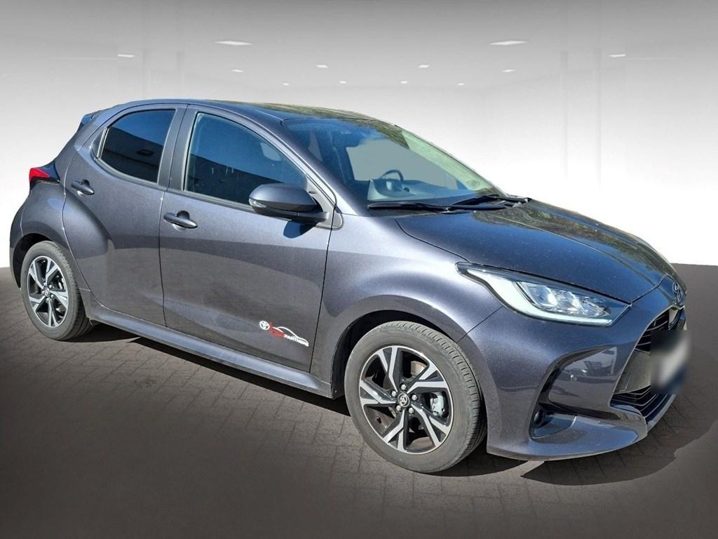 Toyota Yaris  1.5hv iconic, Automaat, Zwart, Blauw, 5 deurs