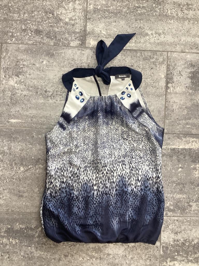 Haltertop Bel & Bo 36/38, Blauw, Bel & Bo, Ophalen of Verzenden, Zo goed als nieuw