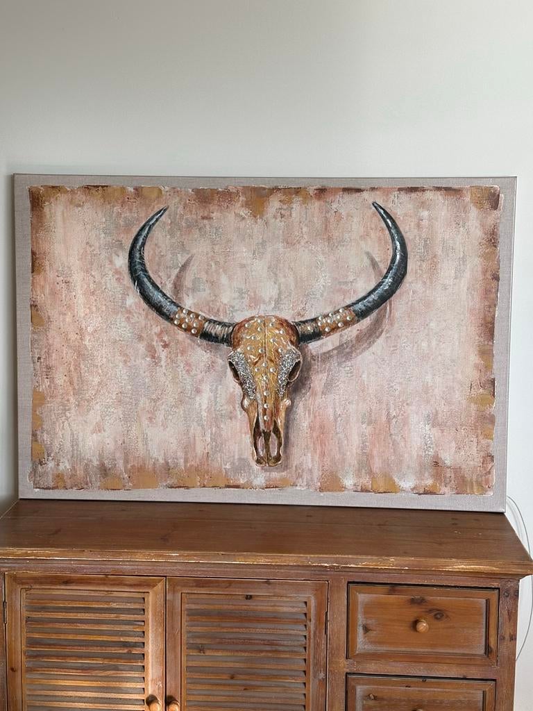 Scull wand decoratie, Antiek en Kunst, Ophalen