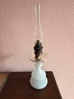 Lampe pétrole opaline bronze laiton Napoléon III, Antiquités & Art, Enlèvement