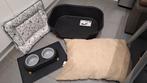 Volledig set Hondenmand + kussens+ Antislip mat + etensbak, Dieren en Toebehoren, Hondenmanden, Ophalen