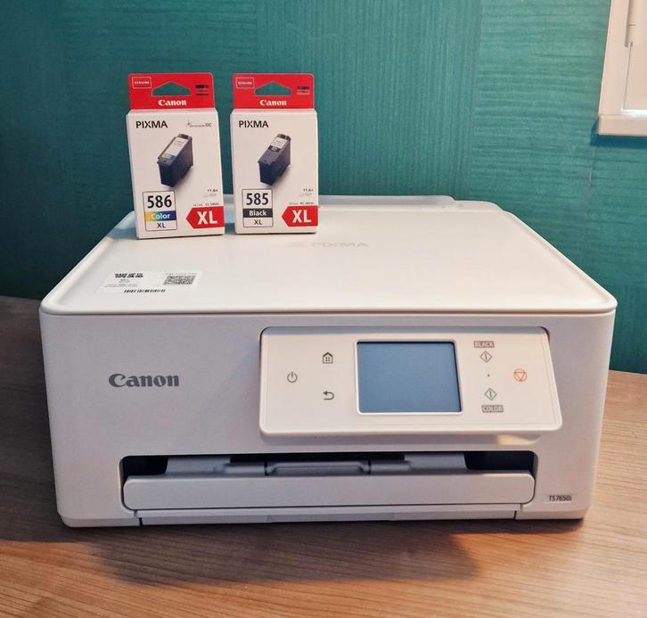 Canon PIXMA TS7650i plus 2 XL cartridges te koop, Computers en Software, Printers, Printer, Ophalen of Verzenden