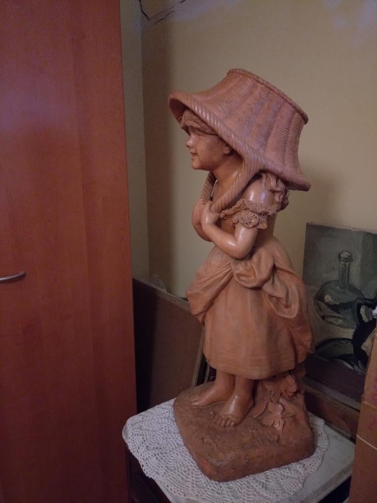 Antiek beeld ## Garnier  1853 - 1910 ##, Enlèvement, Statue