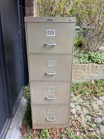 Retro metalen archiefkast met diepe lades, Ophalen, Minder dan 50 cm, Gebruikt, 100 tot 150 cm