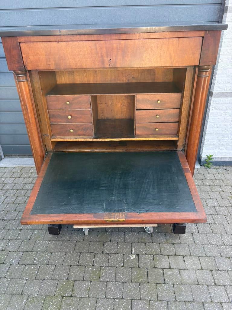 Bureau kast met granieten blad, Ophalen