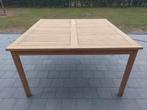 Teak tuintafel vierkant, Tuin en Terras, Tuintafels, Ophalen, Vierkant