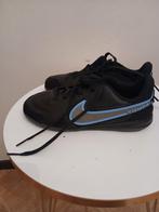 Nike Tiempo Legend 9 Academy IC — Zwart/Blauw — Maat 36,5, Ophalen of Verzenden