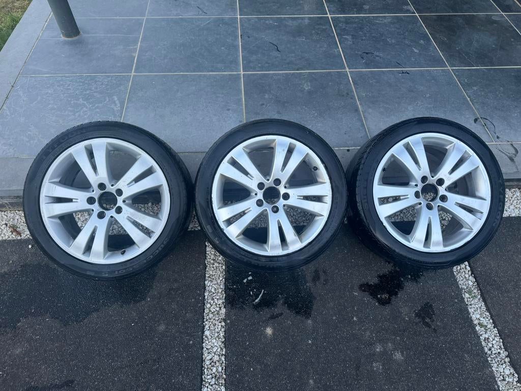 3 Mercedes velgen 17” C-klasse, Autos : Pièces & Accessoires, Pneus & Jantes, Enlèvement, Jante(s)