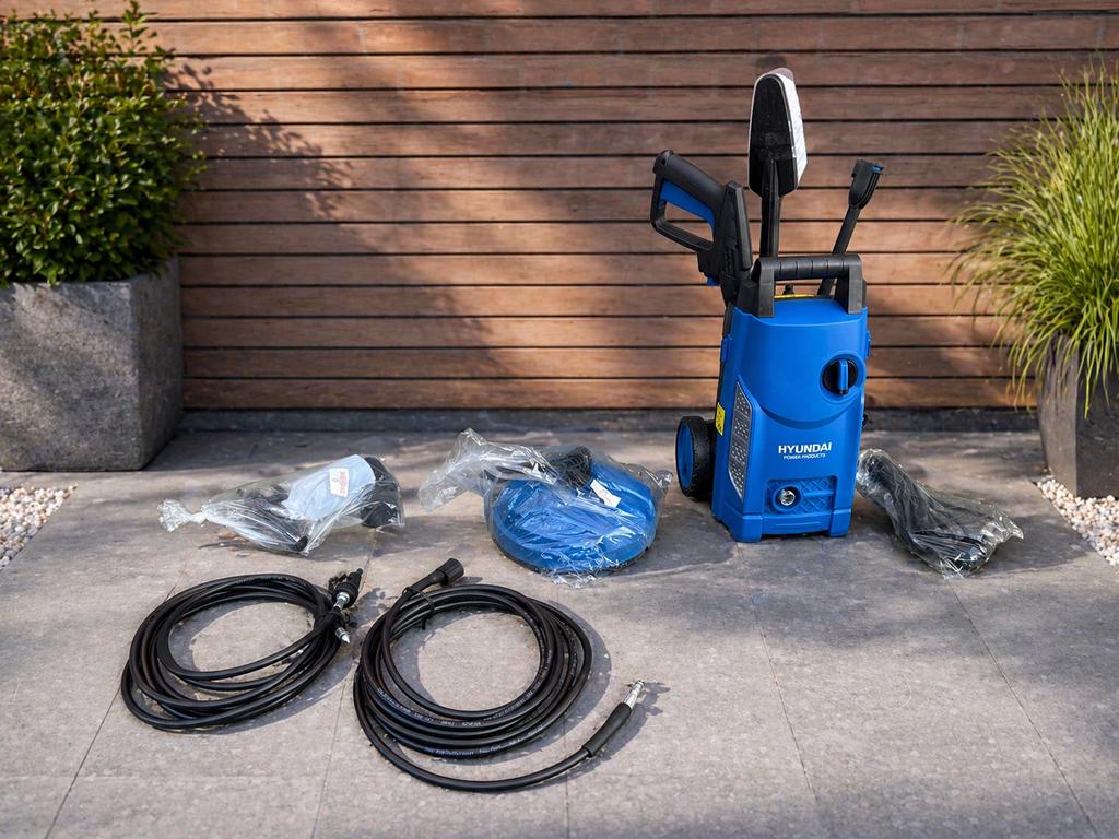 NIEUW Hyundai hogedrukreiniger, Tuin en Terras, Hogedrukreinigers, Nieuw, Elektrisch, Met autostop en -start, Ophalen of Verzenden
