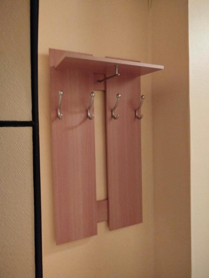 Ensemble porte manteau et miroir, Maison & Meubles, Accessoires pour la Maison | Portemanteaux, Bois