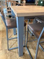 Tafel met barkrukken, Maison & Meubles, Tables | Tables mange-debout, Enlèvement, Comme neuf