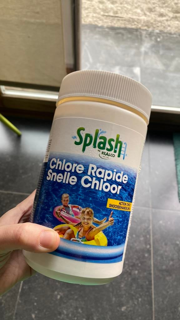 Chlore pour piscine ou jacuzzi (non ouvert), Enlèvement, Neuf