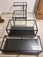 Lot de 4 tables de salon (meuble de TV, ...), Maison & Meubles, Enlèvement, Comme neuf, Rectangulaire, 50 à 75 cm