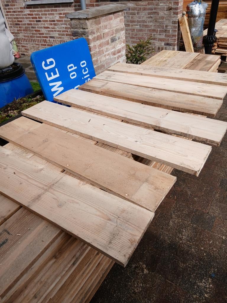 Houten planken douglas, Enlèvement, Planches