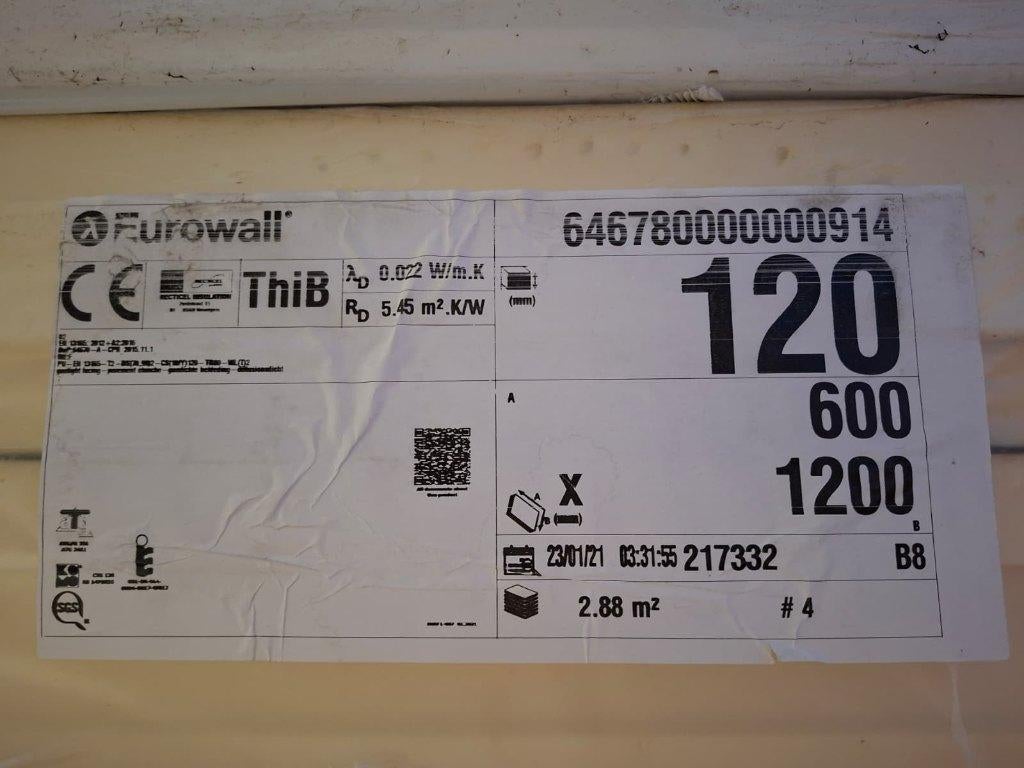 PIR isolatie 12 cm, Doe-het-zelf en Bouw, Ophalen, Nieuw