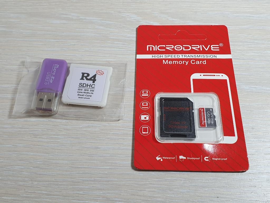 R4 + 32GB SD kaart, Consoles de jeu & Jeux vidéo, Enlèvement ou Envoi, Neuf