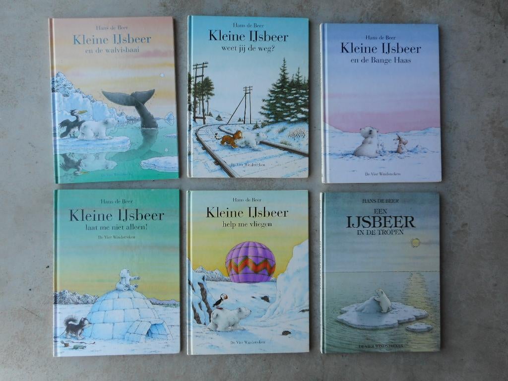 6 prentenboeken Kleine ijsbeer, Ophalen of Verzenden, Gelezen