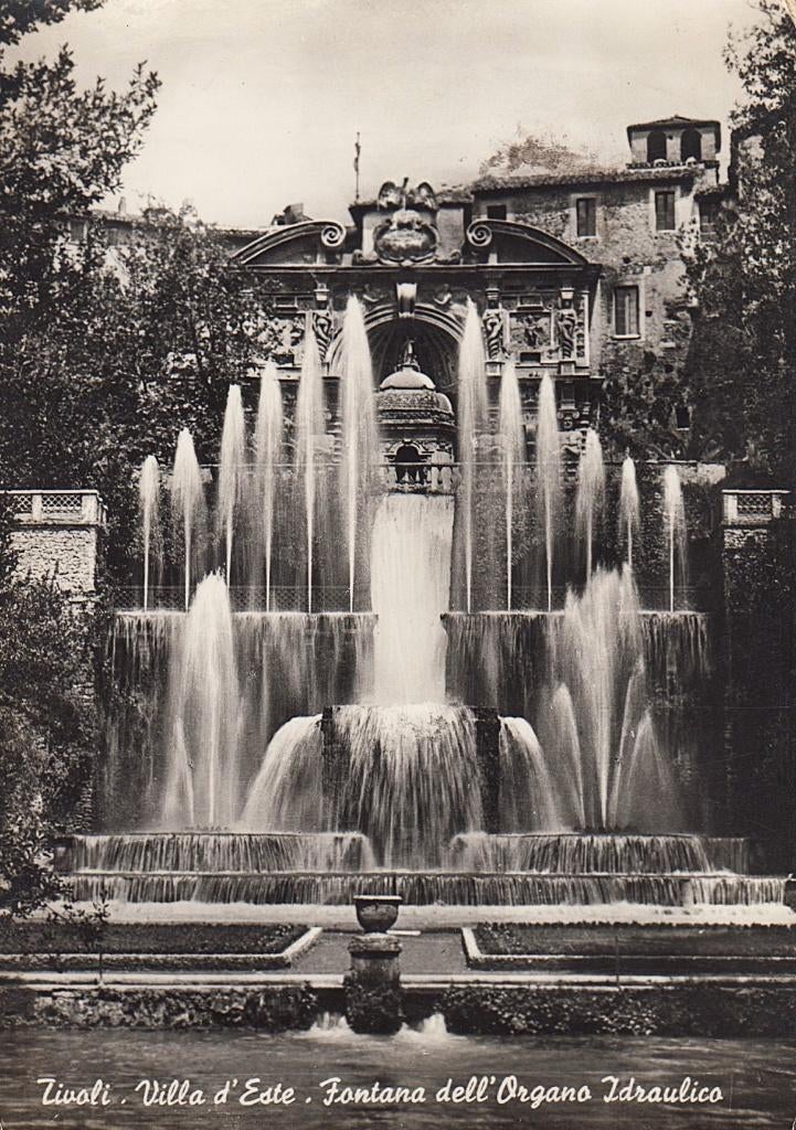 1958 - ITALIE - Tivoli : Villa d'Este, Collections, Envoi, 1940 à 1960, Affranchie, Italie