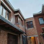 Houten ramen te geef, Doe-het-zelf en Bouw, Glas en Ramen, Ophalen, Gebruikt, Gevelraam of Ruit, Dubbelglas