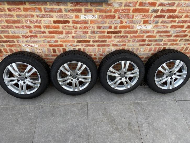 Jantes en alu 15 pouces avec pneus d'hiver taille 4x100, Autos : Pièces & Accessoires, Pneus & Jantes, Jante(s), Pneus hiver, 18 pouces