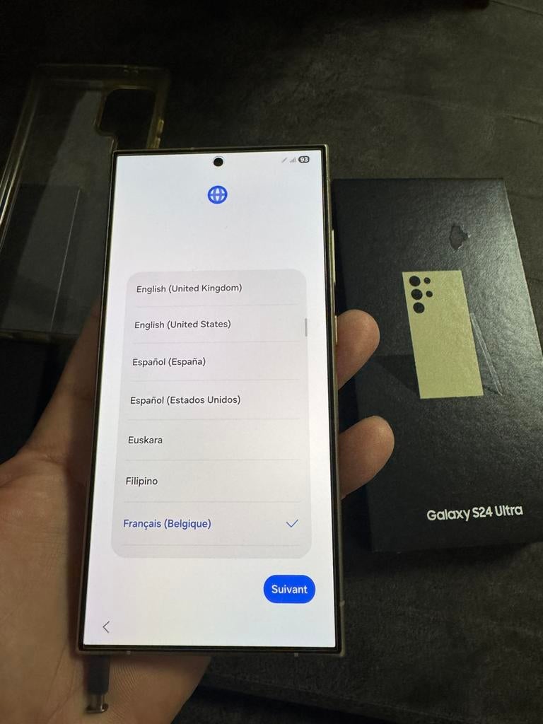 Samsumg galaxy s24 ultra 256gb comme neuf, Enlèvement, Comme neuf, Galaxy S24