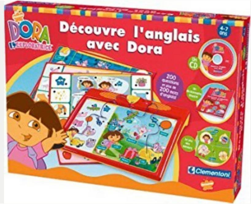 Spel Ontdek Engels met Dora (Clementoni) NIEUW!, Ophalen of Verzenden, Nieuw, Taal en Lezen, Met geluid