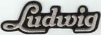 Ludwig Drums stoffen opstrijk patch embleem, Verzenden, Nieuw, Kleding