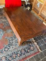 Vol eiken salontafel zeer goede staat, Maison & Meubles, Tables | Tables de salon, Enlèvement, Comme neuf, Rectangulaire, Chêne