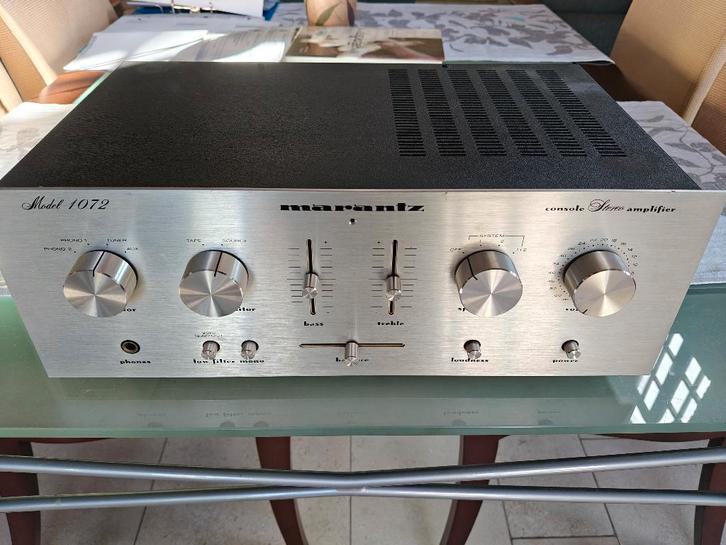Marantz 1072, gereviseerd en upgrade, TOP geluid, garantie, TV, Hi-fi & Vidéo, Chaîne Hi-fi, Reconditionné, Autres marques, Composants en vrac