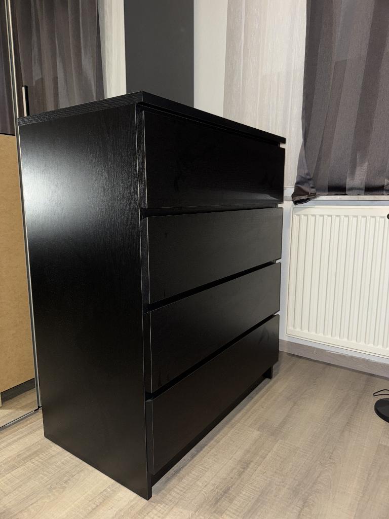 Ladekast B81 H101, Huis en Inrichting, Ophalen, 75 cm of meer, 100 tot 150 cm, Eikenhout