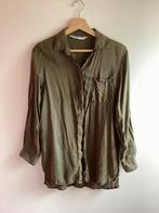 Kaki hemd Zara xs, Ophalen of Verzenden, Gedragen, Maat 34 (XS) of kleiner, Groen