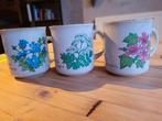 3 vintage kopjes voor thee of koffie, Ophalen