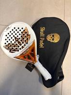 Raquette de padel Skull blanc/doré + sac, Enlèvement ou Envoi, Neuf, Raquette de padel