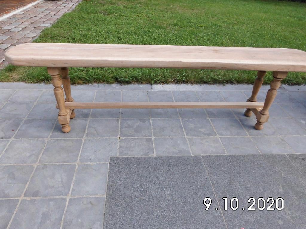 Zitbank in massief eik, Tuin en Terras, Ophalen, Nieuw