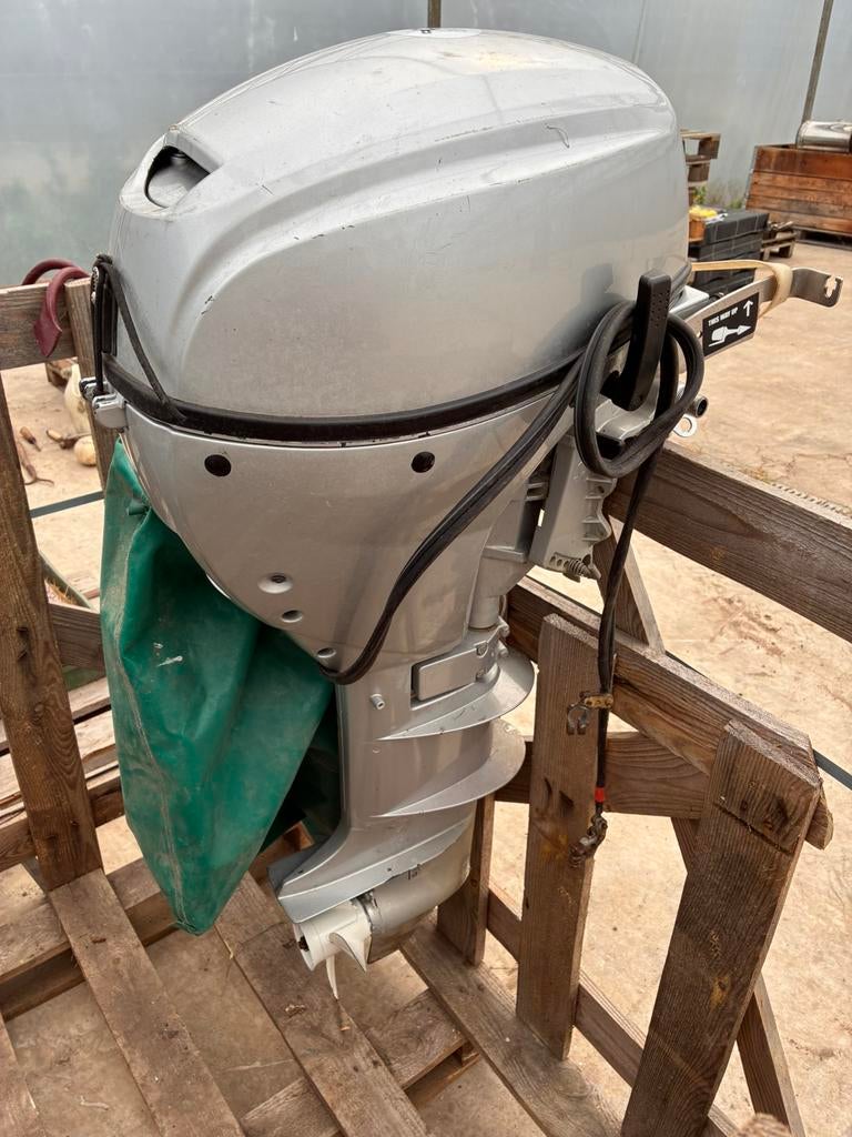 Langstaart 9.9pk, Ophalen, Gebruikt, Met afstandsbediening, 5 tot 10 pk