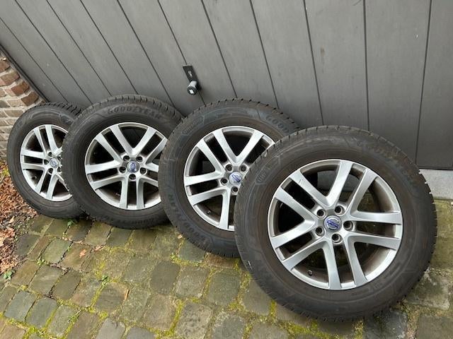 winterbanden op velg, Auto-onderdelen, Banden en Velgen, Ophalen, Gebruikt, Banden en Velgen, 17 inch