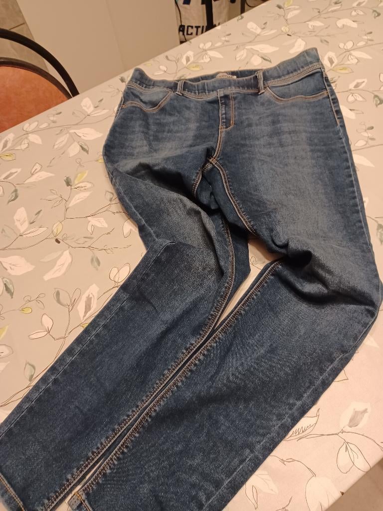 Blauwe jeanslegging 40 Ever Me, Kleding | Dames, Broeken en Pantalons, Maat 38/40 (M), Ever Me, Zo goed als nieuw, Lang