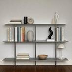 Minimalistische RVS Design Boekenkast / Wandrek, Neuf, 25 à 50 cm, Enlèvement ou Envoi, Moins de 100 cm