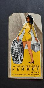 Oude sticker accus - autobanden Ferket Genk, Verzamelen, Stickers, Ophalen of Verzenden, Gebruikt